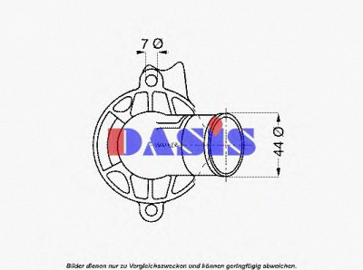 AKS DASIS 751952n -  Термостат, охлаждающая жидкость